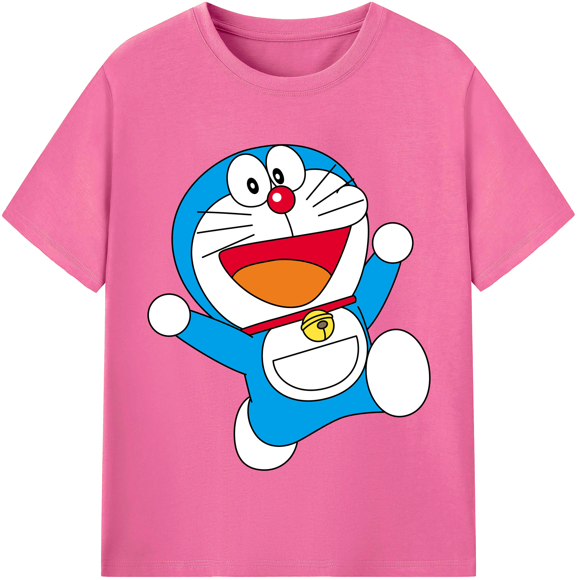 （画像用） ドラえもん Doraemon レディースカジュアルプリントTシャツ（綿100％）